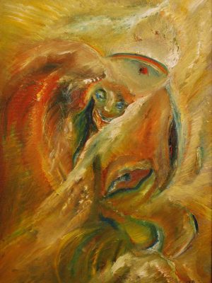 42. W mlecznym świecie 50x70